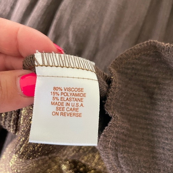 LaRok Y2K boho metallic cardigan velvet jacket - Picture 9 of 9
